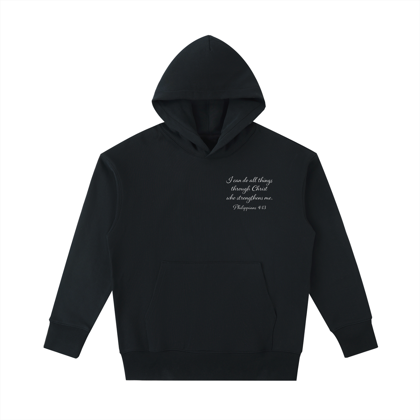 Philippians 4:13 Cotton Hoodie