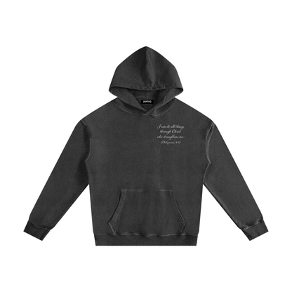 Philippians 4:13 Vintage Washed Hoodie